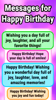 Happy Birthday Wishes screenshot 8
