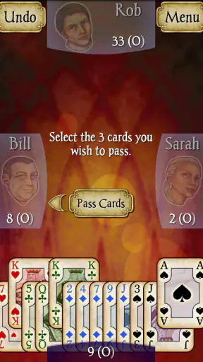 Hearts Pro screenshot 1