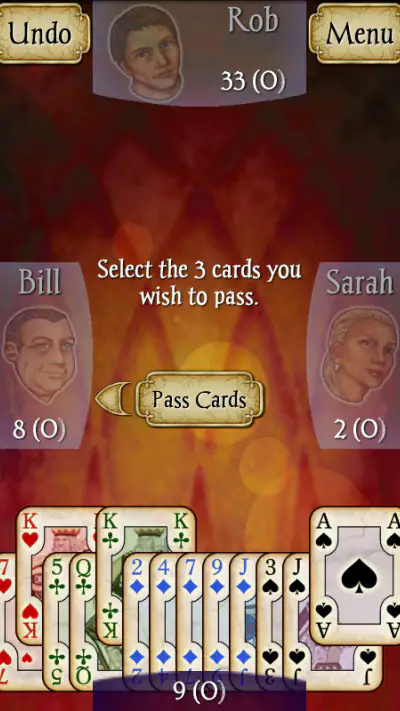Hearts Pro screenshot 1