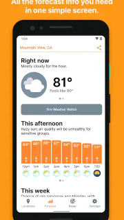 Hello Weather screenshot 1