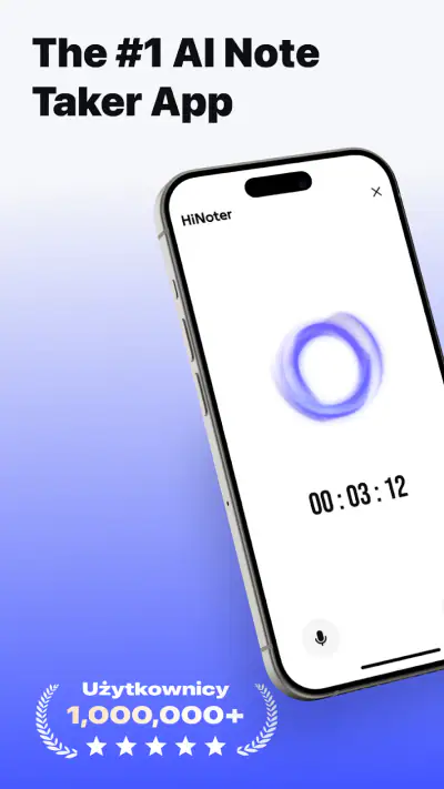 HiNoter-Asystent AI do notatek screenshot 1