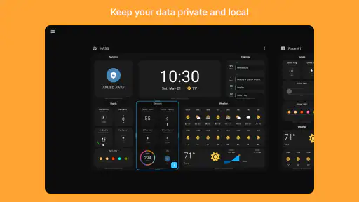 HomeHabit - Smart Home Panel screenshot
