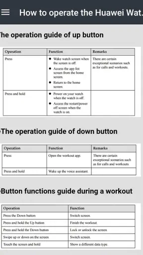 Huawei watch gt 2 guide screenshot 1