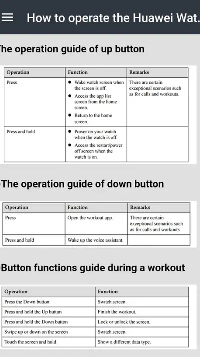 Huawei watch gt 2 guide screenshot 1