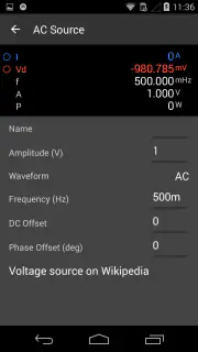 iCircuit Electronics Simulator screenshot 8