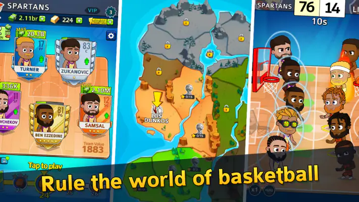 Idle Five Basketball Tycoon screenshot 1