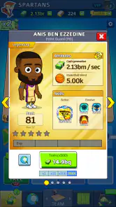 Idle Five Basketball Tycoon screenshot