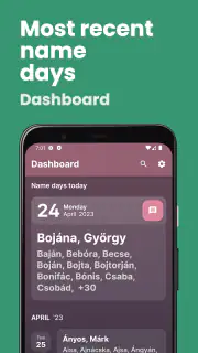 Imieniny - Kalendarz Świąt screenshot 1