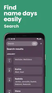 Imieniny - Kalendarz Świąt screenshot