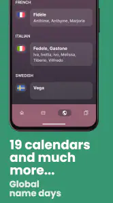 Imieniny - Kalendarz Świąt screenshot