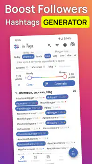 in Tags - Generator hashtagów screenshot 2