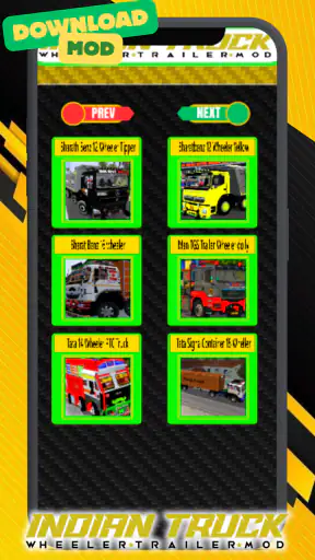 India Truk Wheeler Trailer Mod screenshot 1