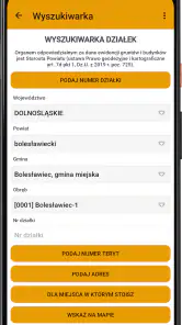 InfoDziałka - granice działki screenshot