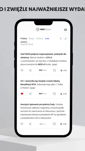 Infopiguła - skróty wiadomości screenshot 1
