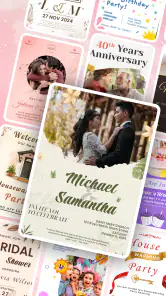 Invitation Maker Card Design screenshot