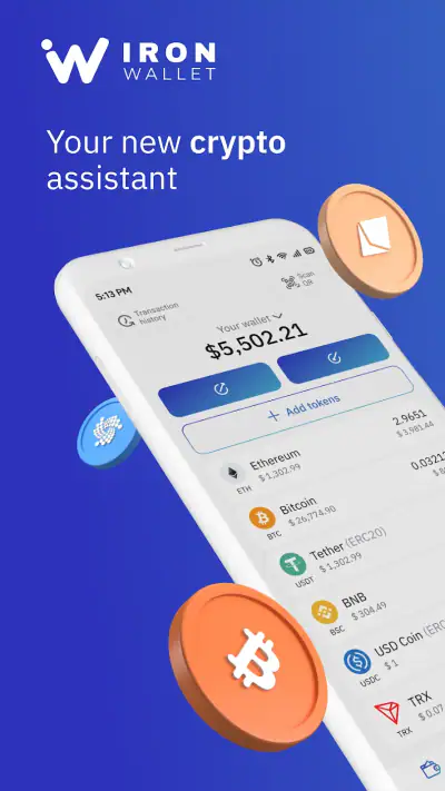 IronWallet: portfel krypto screenshot 1