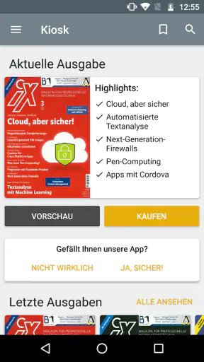 iX Magazin screenshot 1