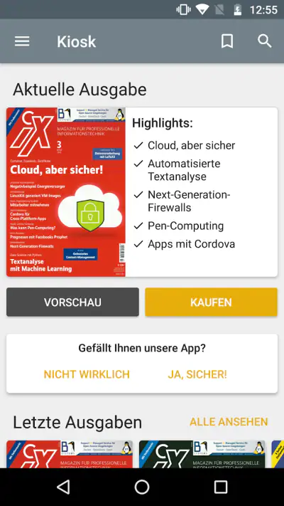 iX Magazin screenshot 1