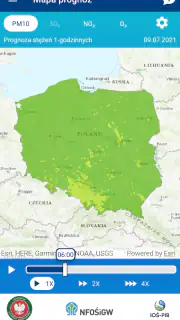 Jakość powietrza w Polsce screenshot 3