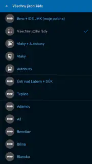 Jízdní řády IDOS screenshot 3