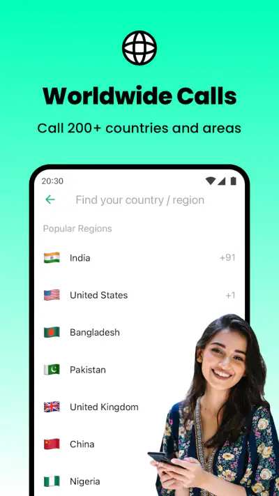 JusCall - Połączenia globalne screenshot 1