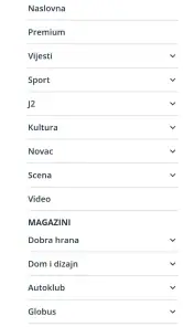 Jutarnji list screenshot