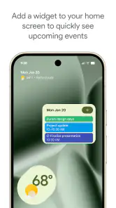Kalendarz Google screenshot