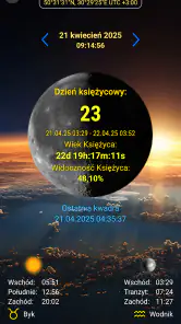 Kalendarz księżycowy screenshot
