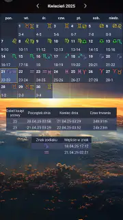 Kalendarz księżycowy screenshot 2