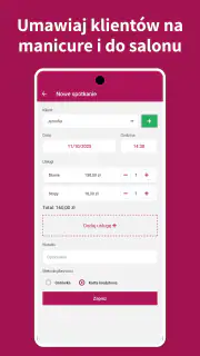Kalendarz Manicure – AppNail screenshot 2