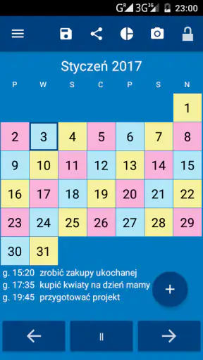 Kalendarz zmianowy screenshot 1