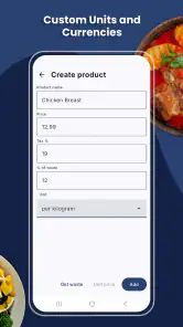 Kalkulator Kosztów Żywności screenshot