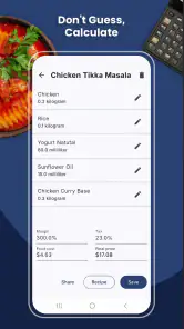 Kalkulator Kosztów Żywności screenshot