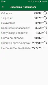 Kalkulator Mundurowy screenshot