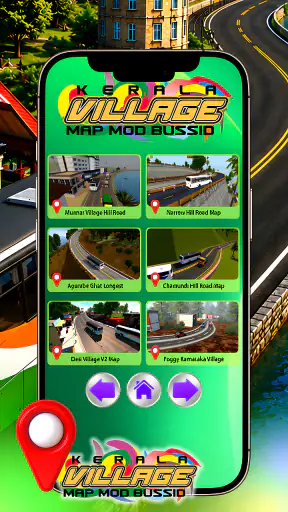Kerala Village Map Mod Bussid screenshot 1