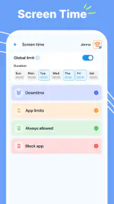 KidsNanny Parental Control App screenshot