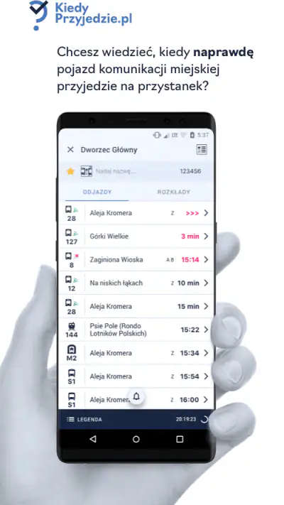 KiedyPrzyjedzie screenshot 1