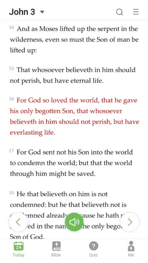 King James Bible - Verse+Audio screenshot 1