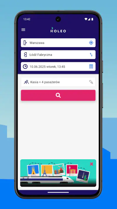 KOLEO - Rozkład PKP i bilety screenshot 1