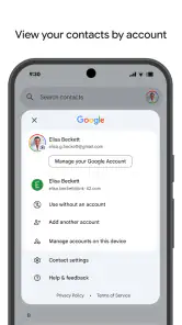 Kontakty screenshot