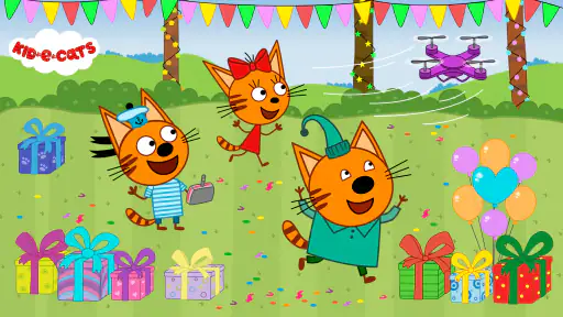 Kot-o-ciaki: Urodziny dzieci screenshot