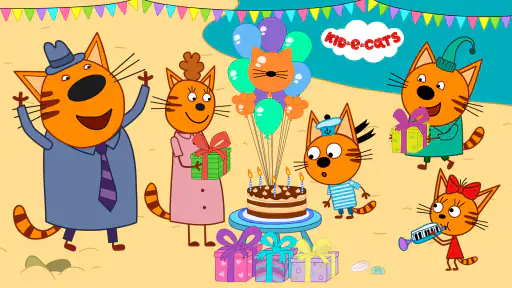 Kot-o-ciaki: Urodziny dzieci screenshot