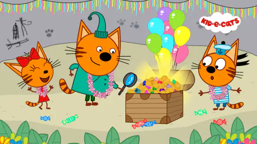 Kot-o-ciaki: Urodziny dzieci screenshot