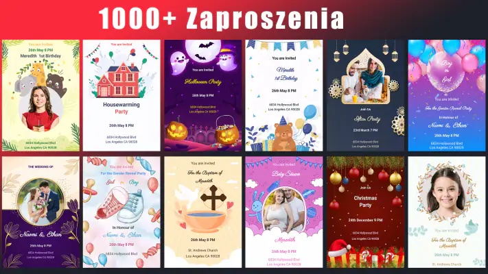 Kreator Zaproszeń screenshot 1