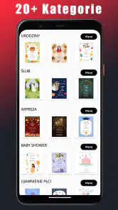 Kreator Zaproszeń screenshot