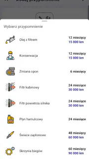Książka serwisowa samochodu screenshot 4