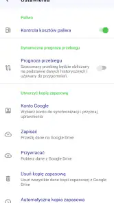 Książka serwisowa samochodu screenshot