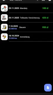 Książka serwisowa samochodu screenshot 8