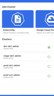 kubenav - Kubernetes Dashboard screenshot 1