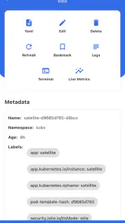 kubenav - Kubernetes Dashboard screenshot 3